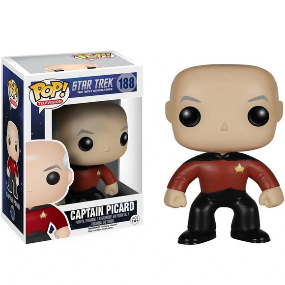 🆕 Funko POP TV: Star Trek The Next Generation - Jean-Luc Picard Action Figure - Picture 1 of 7